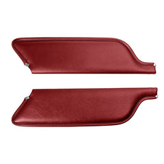 1964 - 1966 FORD MUSTANG SUN VISORS CONVERTIBLE- BRIGHT RED