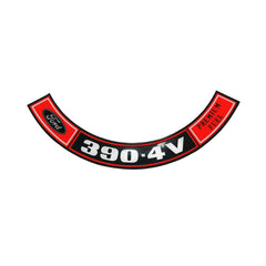 1970 - 1971 FORD MUSTANG AIR CLEANER DECAL (390 4V PREMIUM FUEL)