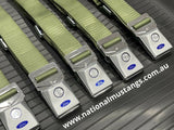 Green Colour Seat Belt Kit Suit Bench Seat Falcon XR Fairmont New