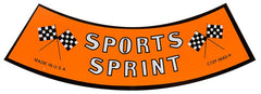 1967-1968 Ford Mustang Air Cleaner Decal Sports Sprint