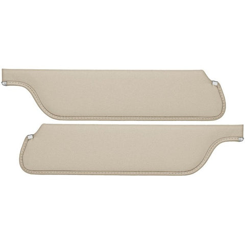 1964 - 1966 FORD MUSTANG SUN VISORS CPE FB - PARCHMENT