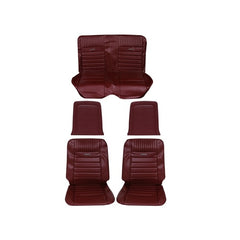 1966 Ford Mustang Convertible Dark Red Pony Upholstery Kit Deluxe