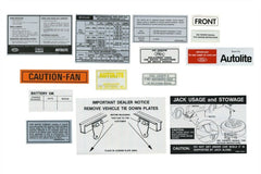 1969 Ford Mustang Decal Kit