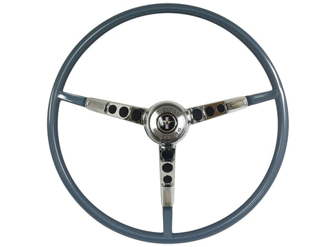 1965 Ford Mustang Standard Steering Wheel Kit Blue