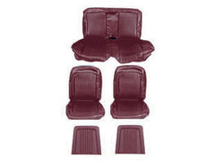 1968 FORD MUSTANG CONVERTIBLE STANDARD UPHOLSTERY - DARK RED