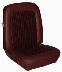 1968 FORD MUSTANG FASTBACK STANDARD UPHOLSTERY TMI - DARK RED