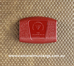 Red seat belt adjuster cover suit Falcon XR XT XW XY GS Fairmont GTHO