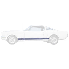 1966 - 1968 Ford Mustang Shelby GT 350 Stripe Kit Blue