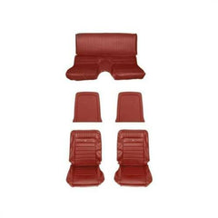 1965 FORD MUSTANG FASTBACK PONY UPHOLSTERY TMI - BRIGHT RED