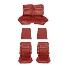 1965 FORD MUSTANG COUPE PONY UPHOLSTERY - BRIGHT RED