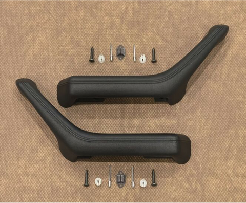 Black front arm rests kit suit Falcon XA XB GT GS Coupe Ute Panel van