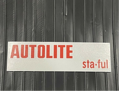 Autolite Sta-ful Battery Top Decal Suit Ford Fairmont Falcon XW XY XA GT GTHO GS