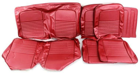 1967 FORD MUSTANG CONVERTIBLE STANDARD UPHOLSTERY - RED