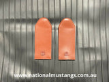 Red seat belt top covers suit Falcon XR XT XW XY GS Ute Panelvan