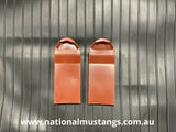 Red seat belt top covers suit Falcon XR XT XW XY GS Ute Panelvan
