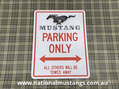 Ford Mustang Parking Only Street Sign Replica Man Cave