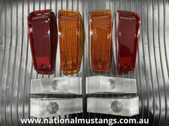 Tail light lense kit suit Ford Falcon 500 XY GT GTHO Phase 3