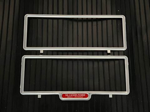McLeod Ford Dealer Number Plate Frames New Repo suit Ford Falcon