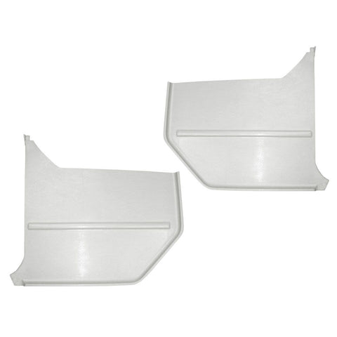 1964 - 1966 MUSTANG CONVERTIBLE KICK PANELS - WHITE