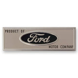 1964 - 1966 Ford Mustang Door Sill Scuff Tag.