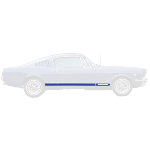 1965 - 1966 Ford Mustang GT Stripe Blue Kit.