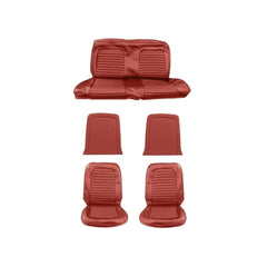 1964 - 1965 FORD MUSTANG CONVERTIBLE STANDARD UPHOLSTERY - BRIGHT RED