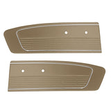1966 FORD MUSTANG STANDARD DOOR PANELS - PARCHMENT