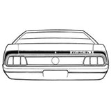 1973 Ford Mustang Mach 1 Stripe Kit Black
