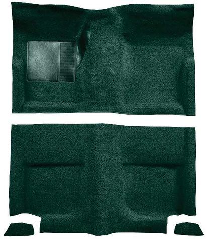 1965 - 1968 FORD MUSTANG FASTBACK CARPET - DARK GREEN