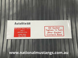Autolite Oil Filter Decal Suit Ford Fairmont Falcon XR XT XW XY XA GT GTHO GS Mustang