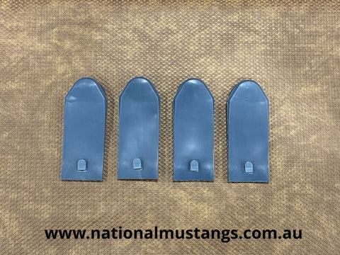 Blue seat belt top covers suit Ford Falcon XR XT XW XY GS Fairmont new