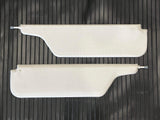 Ford Falcon XW XY GT GTHO GS Fairmont White Perforated Sun Visors