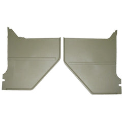 1964 - 1966 Ford Mustang Coupe Fastback Kick Panels Ivy Gold.