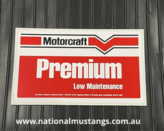 Motorcraft battery side decal suit Ford Falcon XB XC XD XE GT GS