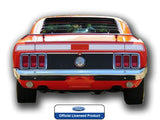 1970 Ford Mustang Mach 1 Trunk Stripe Kit White