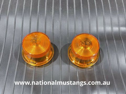 Tail Light Indicator Lense Pair Suit Ford Futura Falcon XR GT New