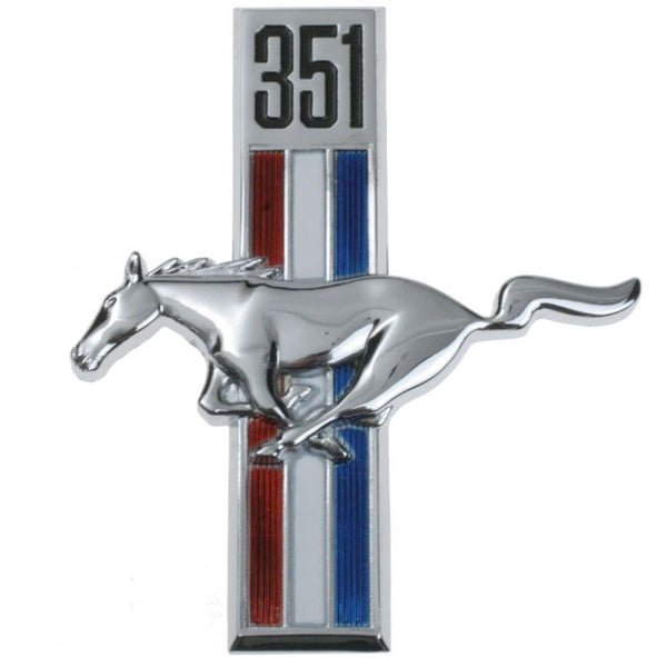 1964 - 1968 FORD MUSTANG 351 RUNNING HORSE EMBLEM LH – National Mustangs