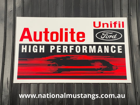 Autolite Unifil Battery Side Decal Suit Ford Fairmont Falcon XW XY XA GT GTHO GS