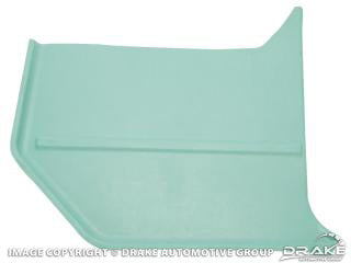 1966 FORD MUSTANG CONVERTIBLE KICK PANELS - AQUA