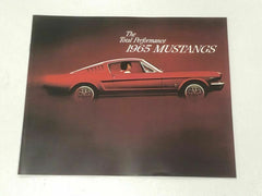 1965 Ford Mustang Sales Brochure New