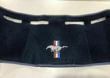 1969 1970 Ford Mustang Blue Dash Mat With Running Horse Pony Logo