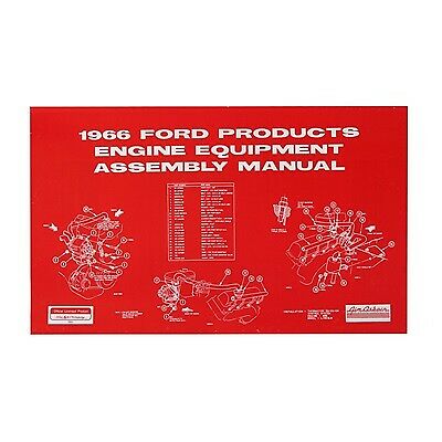 1966 Mustang Engine Equipment Assembly Manual