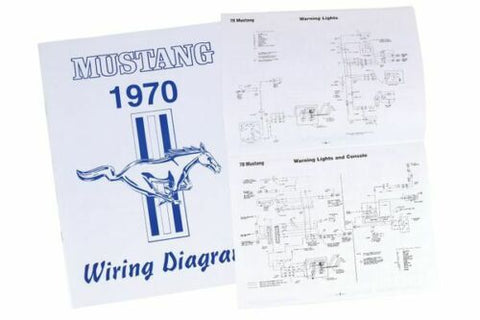1970 Ford Mustang Wiring Diagram Manual.