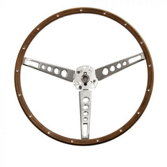 1965 - 1966 Ford Mustang Deluxe Steering Wheel Woodgrain